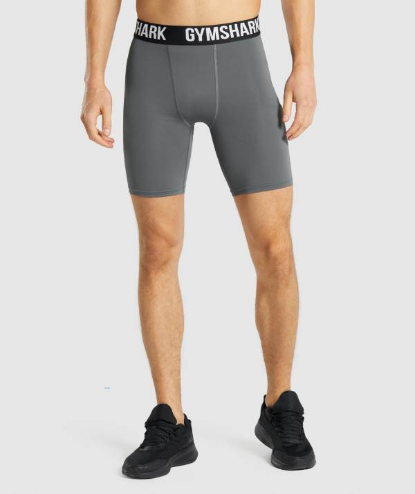Panske Šortky Gymshark Element Baselayer Tmavo Siva | JG0893514